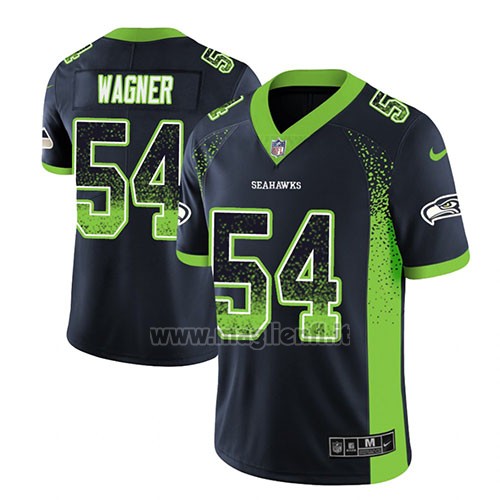 Maglia NFL Limited Seattle Seahawks Bobby Wagner Blu 2018 Rush Drift Fashion